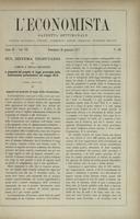 L'economista: gazzetta settimanale di scienza economica, finanza, commercio, banchi, ferrovie e degli interessi privati - A.04 (1877) n.143, 28 gennaio