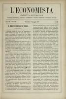 L'economista: gazzetta settimanale di scienza economica, finanza, commercio, banchi, ferrovie e degli interessi privati - A.04 (1877) n.158, 13 maggio