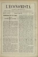 L'economista: gazzetta settimanale di scienza economica, finanza, commercio, banchi, ferrovie e degli interessi privati - A.04 (1877) n.167, 15 luglio