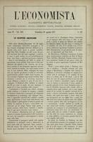 L'economista: gazzetta settimanale di scienza economica, finanza, commercio, banchi, ferrovie e degli interessi privati - A.04 (1877) n.172, 19 agosto