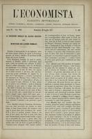 L'economista: gazzetta settimanale di scienza economica, finanza, commercio, banchi, ferrovie e degli interessi privati - A.04 (1877) n.168, 22 luglio