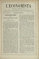 L'economista: gazzetta settimanale di scienza economica, finanza, commercio, banchi, ferrovie e degli interessi privati - A.04 (1877) n.177, 23 settembre