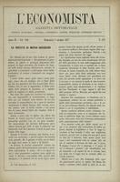 L'economista: gazzetta settimanale di scienza economica, finanza, commercio, banchi, ferrovie e degli interessi privati - A.04 (1877) n.179, 7 ottobre