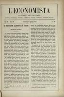 L'economista: gazzetta settimanale di scienza economica, finanza, commercio, banchi, ferrovie e degli interessi privati - A.04 (1877) n.164, 24 giugno