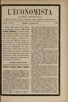 L'economista: gazzetta settimanale di scienza economica, finanza, commercio, banchi, ferrovie e degli interessi privati - A.05 (1878) n.193, 13 gennaio