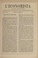 L'economista: gazzetta settimanale di scienza economica, finanza, commercio, banchi, ferrovie e degli interessi privati - A.05 (1878) n.211, 19 maggio