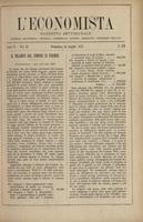 L'economista: gazzetta settimanale di scienza economica, finanza, commercio, banchi, ferrovie e degli interessi privati - A.05 (1878) n.219, 14 luglio