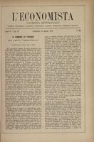 L'economista: gazzetta settimanale di scienza economica, finanza, commercio, banchi, ferrovie e degli interessi privati - A.05 (1878) n.204, 31 marzo