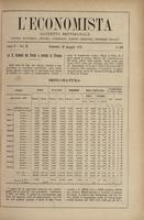 L'economista: gazzetta settimanale di scienza economica, finanza, commercio, banchi, ferrovie e degli interessi privati - A.05 (1878) n.210, 12 maggio