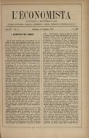 L'economista: gazzetta settimanale di scienza economica, finanza, commercio, banchi, ferrovie e degli interessi privati - A.06 (1879) n.249, 9 febbraio