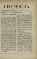 L'economista: gazzetta settimanale di scienza economica, finanza, commercio, banchi, ferrovie e degli interessi privati - A.07 (1880) n.299, 25 gennaio