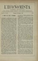 L'economista: gazzetta settimanale di scienza economica, finanza, commercio, banchi, ferrovie e degli interessi privati - A.07 (1880) n.304, 29 febbraio