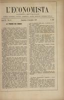 L'economista: gazzetta settimanale di scienza economica, finanza, commercio, banchi, ferrovie e degli interessi privati - A.06 (1879) n.287, 2 novembre