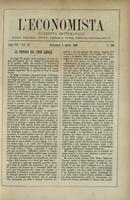 L'economista: gazzetta settimanale di scienza economica, finanza, commercio, banchi, ferrovie e degli interessi privati - A.07 (1880) n.309, 4 aprile