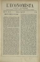 L'economista: gazzetta settimanale di scienza economica, finanza, commercio, banchi, ferrovie e degli interessi privati - A.07 (1880) n.322, 4 luglio