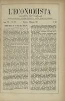 L'economista: gazzetta settimanale di scienza economica, finanza, commercio, banchi, ferrovie e degli interessi privati - A.08 (1881) n.349, 9 gennaio