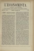 L'economista: gazzetta settimanale di scienza economica, finanza, commercio, banchi, ferrovie e degli interessi privati - A.07 (1880) n.331, 5 settembre