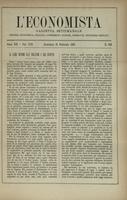 L'economista: gazzetta settimanale di scienza economica, finanza, commercio, banchi, ferrovie e degli interessi privati - A.13 (1886) n.616, 21 febbraio