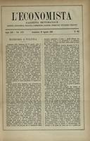 L'economista: gazzetta settimanale di scienza economica, finanza, commercio, banchi, ferrovie e degli interessi privati - A.13 (1886) n.642, 22 agosto