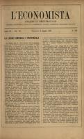 L'economista: gazzetta settimanale di scienza economica, finanza, commercio, banchi, ferrovie e degli interessi privati - A.15 (1888) n.740, 8 luglio