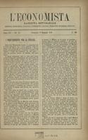 L'economista: gazzetta settimanale di scienza economica, finanza, commercio, banchi, ferrovie e degli interessi privati - A.16 (1889) n.766, 6 gennaio