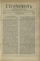 L'economista: gazzetta settimanale di scienza economica, finanza, commercio, banchi, ferrovie e degli interessi privati - A.16 (1889) n.790, 23 giugno