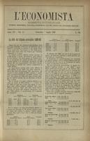 L'economista: gazzetta settimanale di scienza economica, finanza, commercio, banchi, ferrovie e degli interessi privati - A.16 (1889) n.792, 7 luglio
