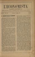 L'economista: gazzetta settimanale di scienza economica, finanza, commercio, banchi, ferrovie e degli interessi privati - A.15 (1888) n.744, 5 agosto