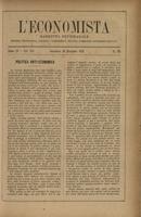 L'economista: gazzetta settimanale di scienza economica, finanza, commercio, banchi, ferrovie e degli interessi privati - A.15 (1888) n.765, 30 dicembre