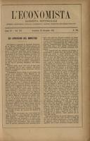 L'economista: gazzetta settimanale di scienza economica, finanza, commercio, banchi, ferrovie e degli interessi privati - A.15 (1888) n.764, 23 dicembre
