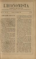 L'economista: gazzetta settimanale di scienza economica, finanza, commercio, banchi, ferrovie e degli interessi privati - A.15 (1888) n.721, 26 febbraio