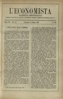 L'economista: gazzetta settimanale di scienza economica, finanza, commercio, banchi, ferrovie e degli interessi privati - A.16 (1889) n.789, 16 giugno