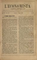 L'economista: gazzetta settimanale di scienza economica, finanza, commercio, banchi, ferrovie e degli interessi privati - A.15 (1888) n.735, 3 giugno