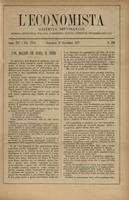 L'economista: gazzetta settimanale di scienza economica, finanza, commercio, banchi, ferrovie e degli interessi privati - A.14 (1887) n.708, 27 novembre