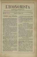 L'economista: gazzetta settimanale di scienza economica, finanza, commercio, banchi, ferrovie e degli interessi privati - A.16 (1889) n.773, 24 febbraio