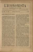 L'economista: gazzetta settimanale di scienza economica, finanza, commercio, banchi, ferrovie e degli interessi privati - A.18 (1891) n.882, 29 marzo