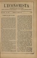 L'economista: gazzetta settimanale di scienza economica, finanza, commercio, banchi, ferrovie e degli interessi privati - A.18 (1891) n.872, 18 gennaio