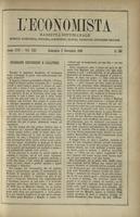 L'economista: gazzetta settimanale di scienza economica, finanza, commercio, banchi, ferrovie e degli interessi privati - A.17 (1890) n.861, 2 novembre