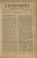 L'economista: gazzetta settimanale di scienza economica, finanza, commercio, banchi, ferrovie e degli interessi privati - A.18 (1891) n.893, 14 giugno
