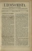 L'economista: gazzetta settimanale di scienza economica, finanza, commercio, banchi, ferrovie e degli interessi privati - A.17 (1890) n.823, 9 febbraio