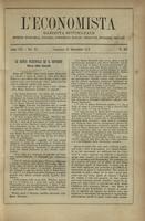 L'economista: gazzetta settimanale di scienza economica, finanza, commercio, banchi, ferrovie e degli interessi privati - A.16 (1889) n.802, 15 settembre