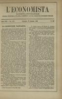 L'economista: gazzetta settimanale di scienza economica, finanza, commercio, banchi, ferrovie e degli interessi privati - A.17 (1890) n.821, 26 gennaio