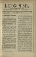 L'economista: gazzetta settimanale di scienza economica, finanza, commercio, banchi, ferrovie e degli interessi privati - A.17 (1890) n.854, 14 settembre