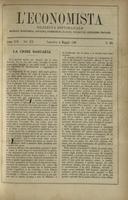 L'economista: gazzetta settimanale di scienza economica, finanza, commercio, banchi, ferrovie e degli interessi privati - A.17 (1890) n.835, 4 maggio