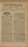 L'economista: gazzetta settimanale di scienza economica, finanza, commercio, banchi, ferrovie e degli interessi privati - A.18 (1891) n.878, 1 marzo