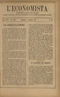 L'economista: gazzetta settimanale di scienza economica, finanza, commercio, banchi, ferrovie e degli interessi privati - A.18 (1891) n.874, 1 febbraio
