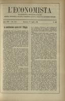L'economista: gazzetta settimanale di scienza economica, finanza, commercio, banchi, ferrovie e degli interessi privati - A.17 (1890) n.834, 27 aprile