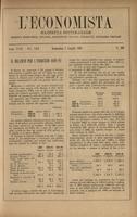 L'economista: gazzetta settimanale di scienza economica, finanza, commercio, banchi, ferrovie e degli interessi privati - A.18 (1891) n.896, 5 luglio