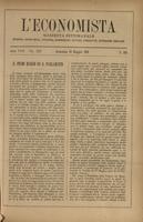 L'economista: gazzetta settimanale di scienza economica, finanza, commercio, banchi, ferrovie e degli interessi privati - A.18 (1891) n.888, 10 maggio