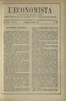 L'economista: gazzetta settimanale di scienza economica, finanza, commercio, banchi, ferrovie e degli interessi privati - A.17 (1890) n.857, 5 ottobre
